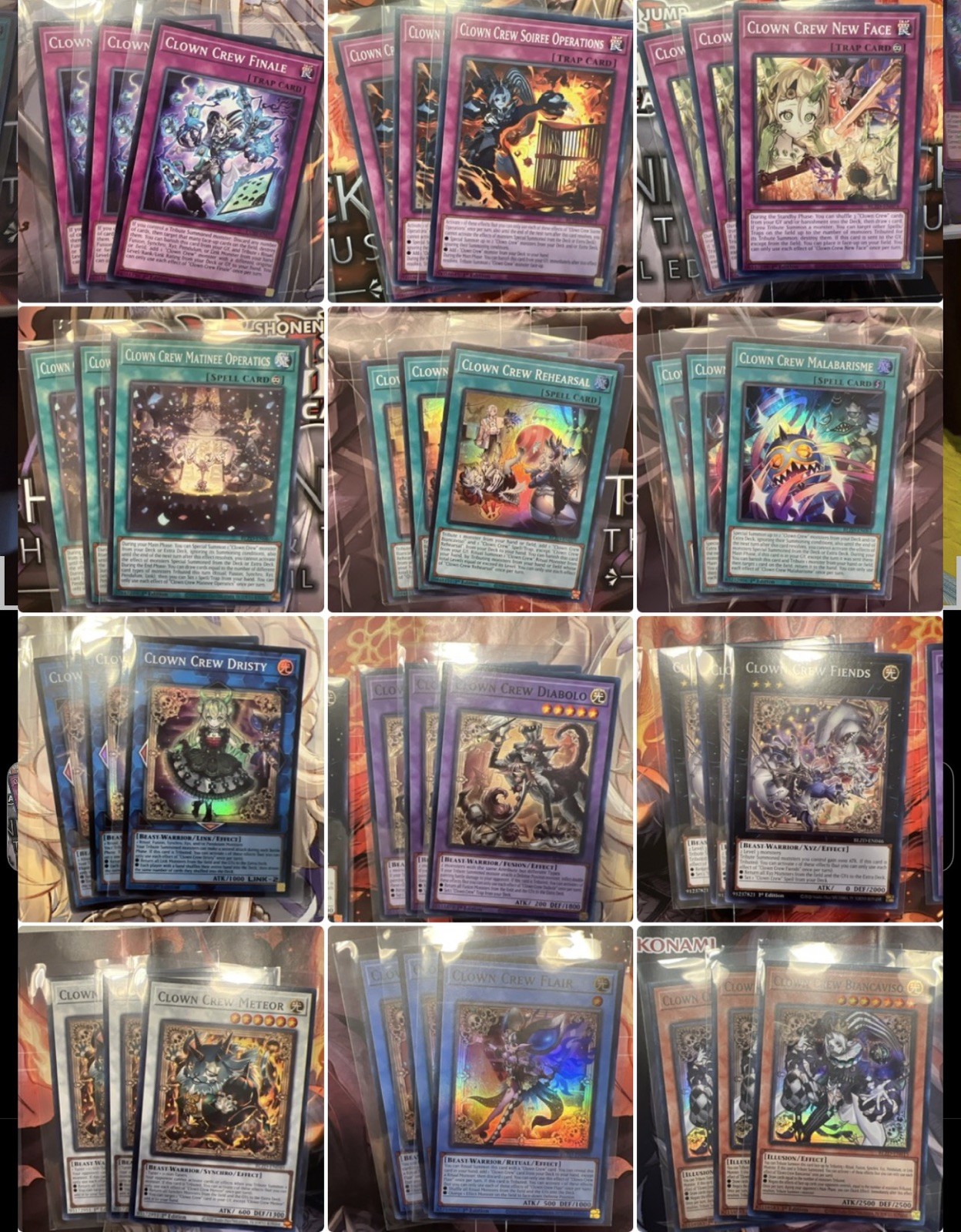 Clown Crew Deck Core 39 Card BLZD CORI BETB W/ 3x of CLOWN CREW CAPELLO MINT
