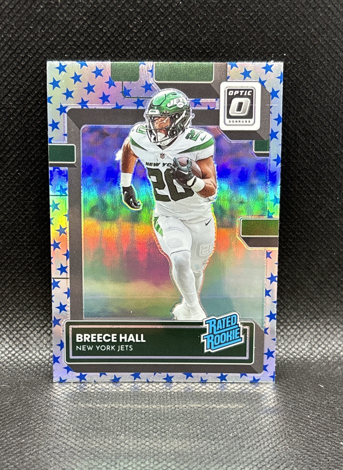 2022 Panini Donruss Optic - Rated Rookie Breece Hall #214 Stars Prizm (RC)