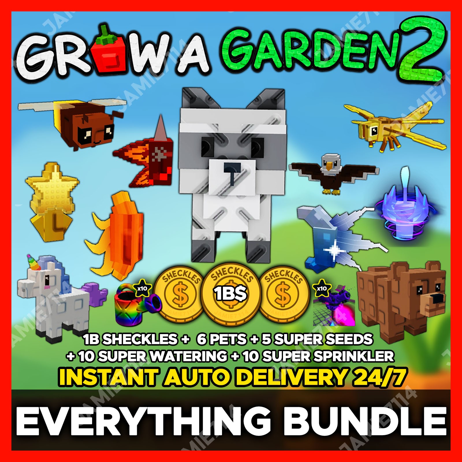 🪴Grow a Garden 2 | All Items, Seeds, Sheckles, Gamepass | GAG2 Fast & Easy