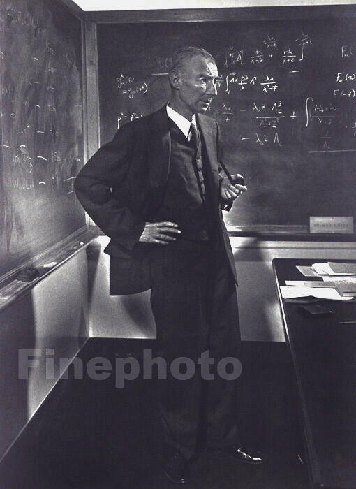 1956/76 Vintage ROBERT OPPENHEIMER Science Atomic Bomb By KARSH Photo Gravure