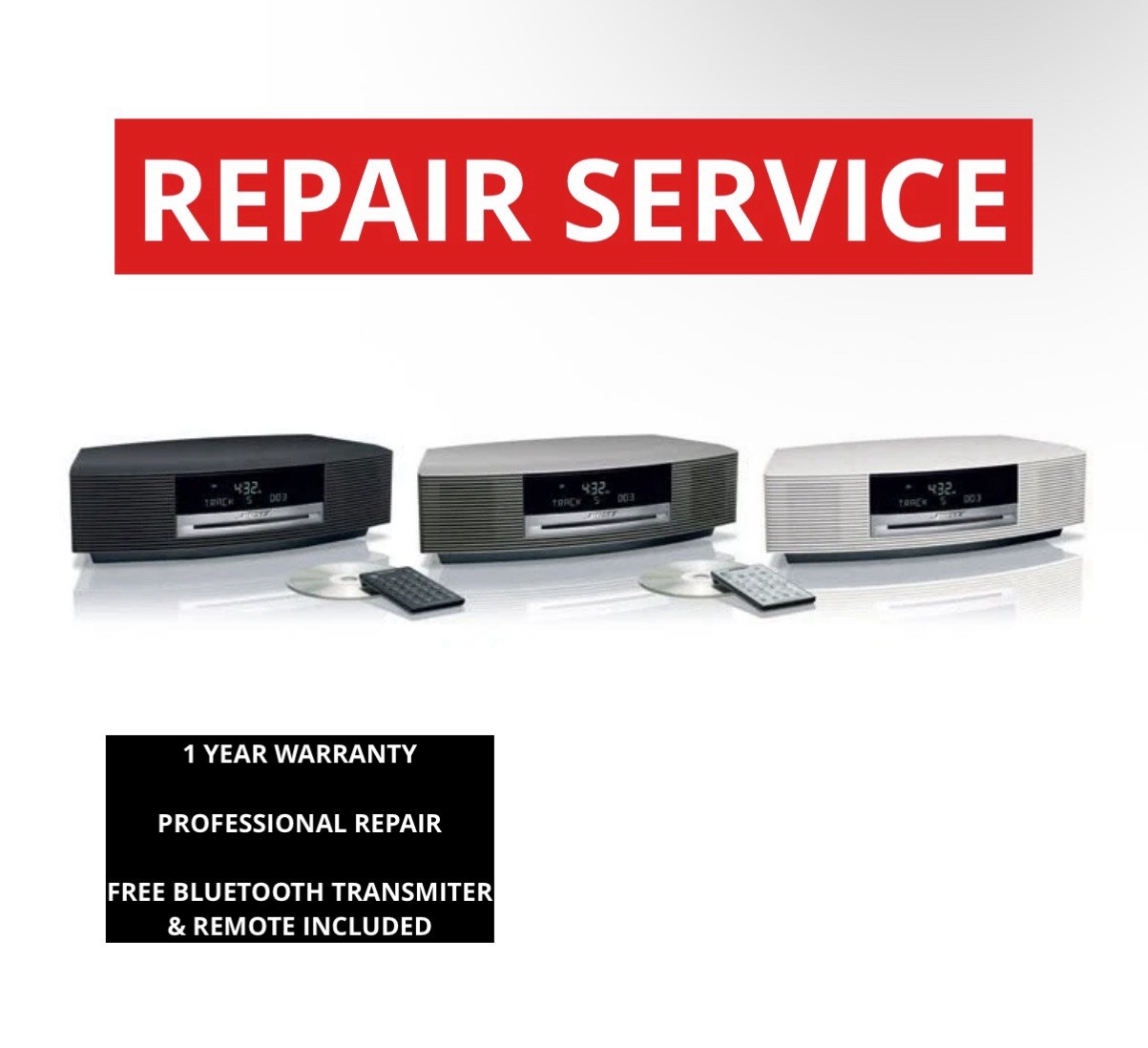 Bose Wave Music System AM/FM Radio CD Player AWRCC1 AWRCC2 *Repair SERVICE*