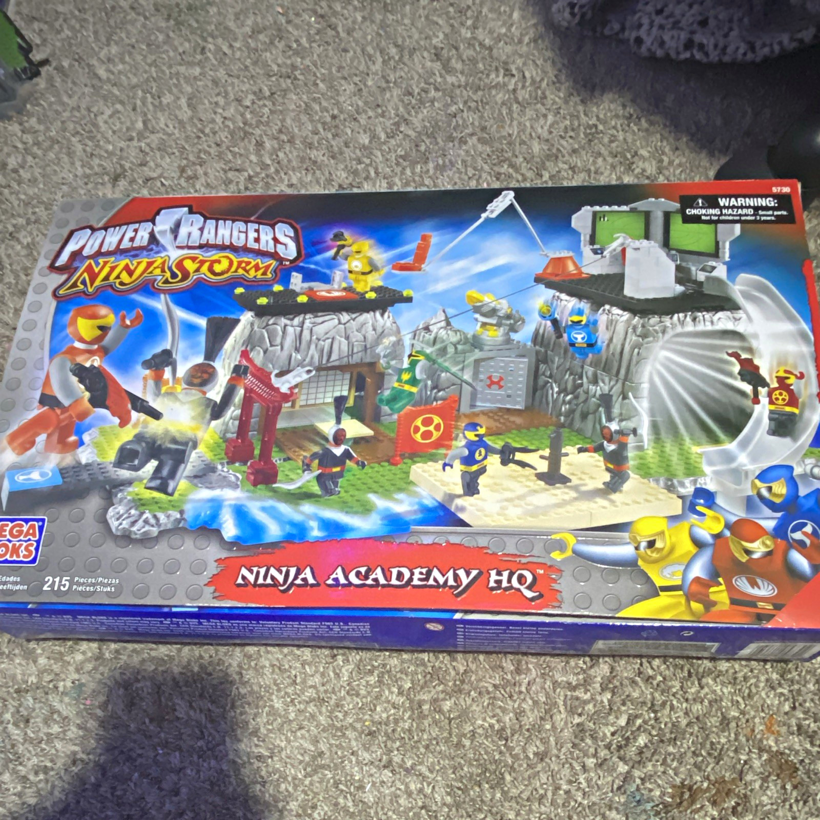 Vintage 2003 Mega Bloks Power Rangers Ninja Storm: Ninja Academy HQ (Set #5730).
