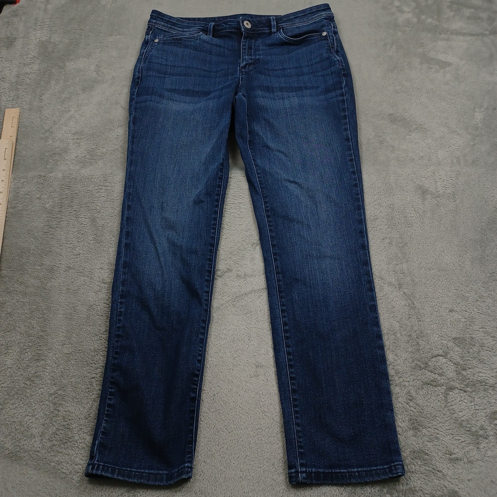 J Jill Jeans Womens 10 Blue Denim Slim Ankle Preppy Casual J Jill Jeans Womens 10 Blue Denim Slim Ankle Preppy Casual