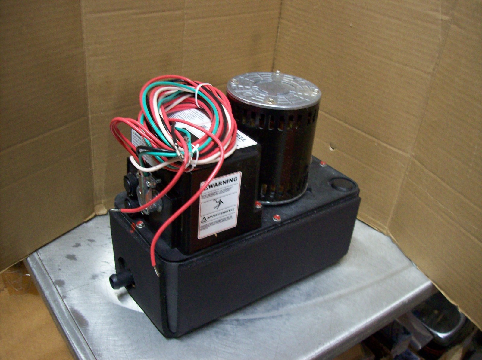 Hartell OEM Condensate Pump A5X-1LI-460V / Liebert 134001P3 (in Emerson box) Hartell OEM Condensate Pump A5X-1LI-460V / Liebert 134001P3 (in Emerson box)
