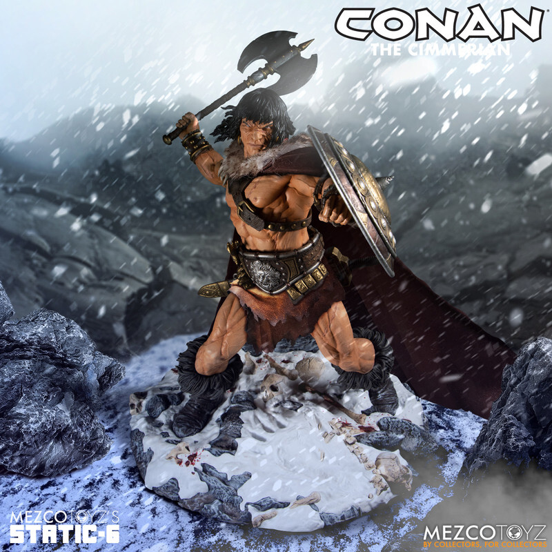 Mezco Static Six Conan the Cimmerian 1/6 Statue NEW SEALED Mezco Static Six Conan the Cimmerian 1/6 Statue NEW SEALED