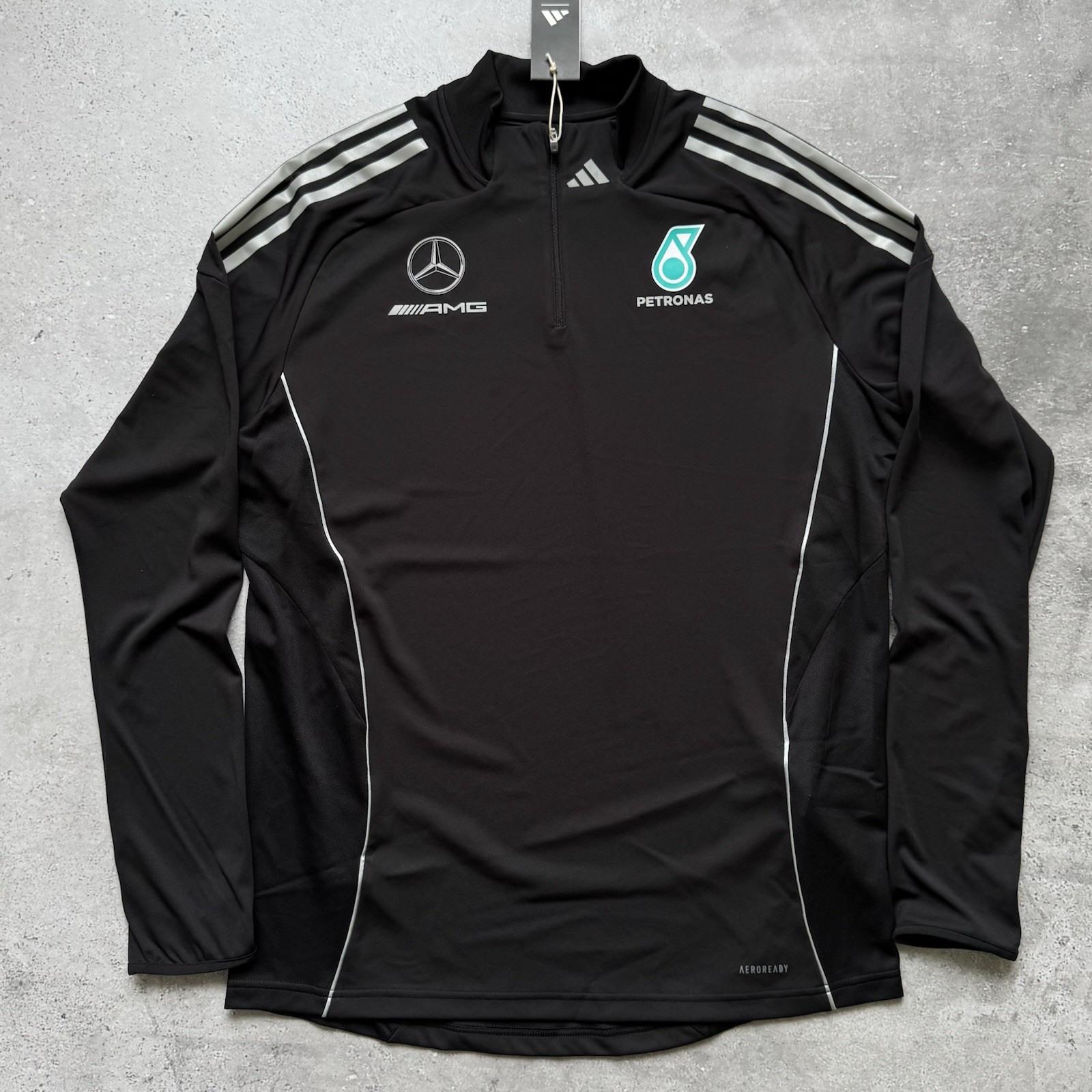 ADIDAS AMG PETRONAS MERCEDES FORMULA 1 MECHANICS TOP MEN\'S SIZE S