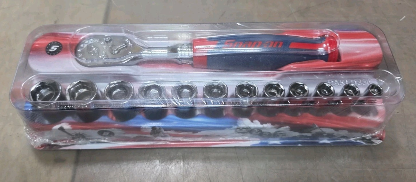 Snap-on Tools USA NEW 13pc SAE Special Edition USA 250 Celebration Set Snap-on Tools USA NEW 13pc SAE Special Edition USA 250 Celebration Set