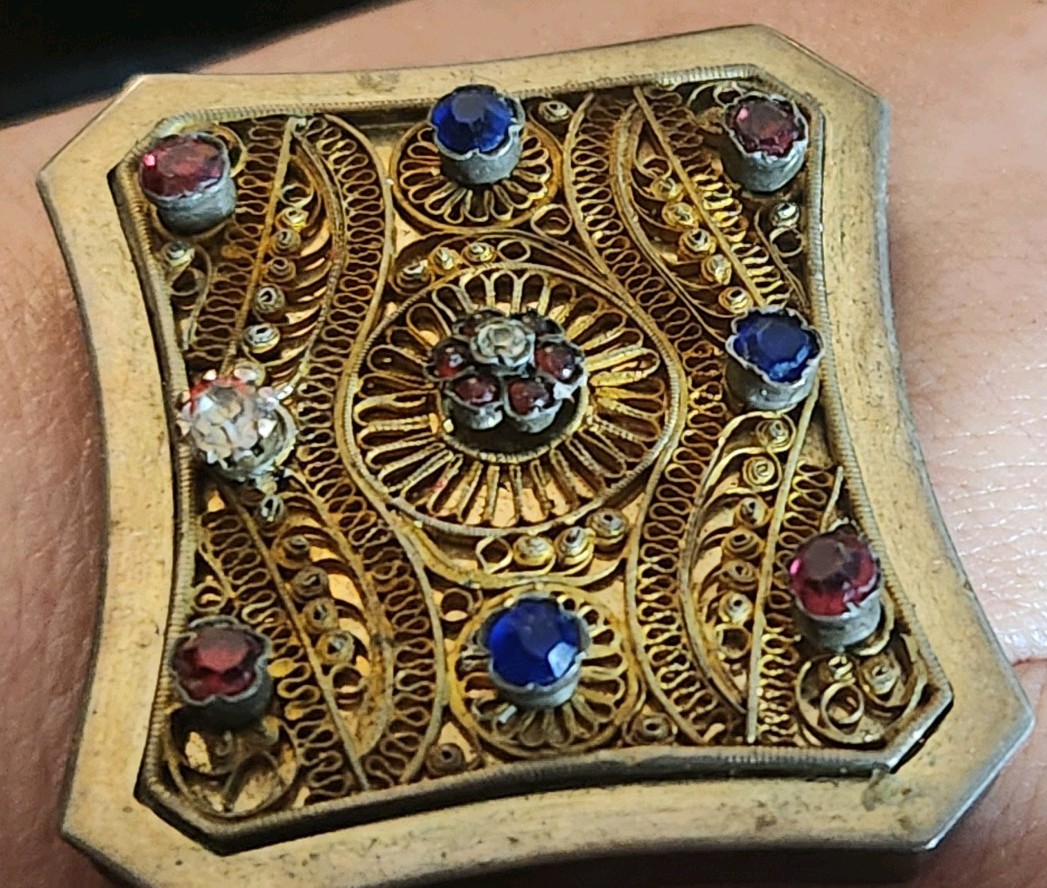 Sterling Silver Austrian Hungarian  Bracelet Or Necklace 1890
