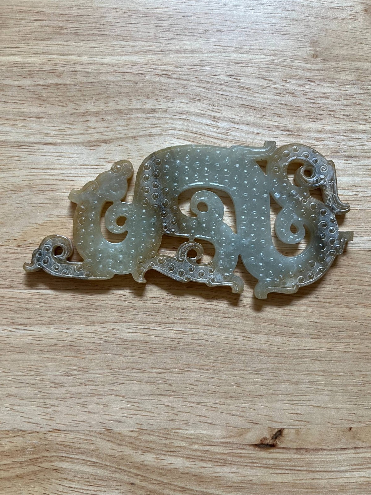 A Carved Jade Ornament 6.2 Inches x 5.2 Inches Chinese Collectible