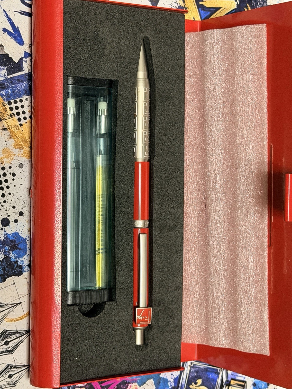 Vintage Frank Lloyd Wright ACME Studio Ballpoint Pen/Pencil Set w/Replacements Vintage Frank Lloyd Wright ACME Studio Ballpoint Pen/Pencil Set w/Replacements