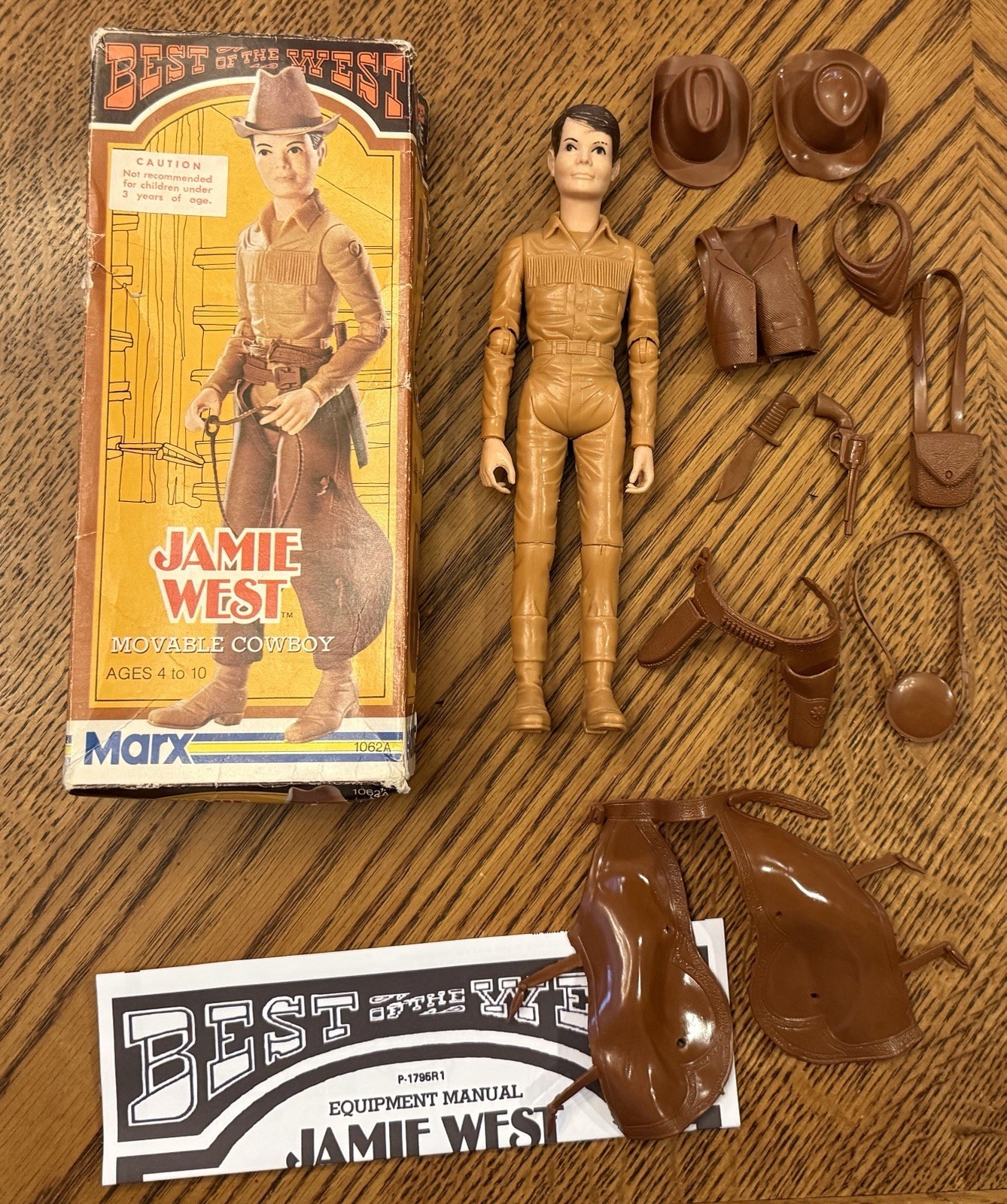 NICE Marx Johnny West Vintage Best Of The West Movable Cowboy Jamie West