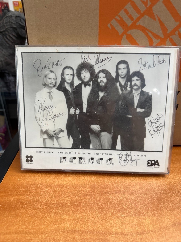Vintage Kansas the Rock Band signed 8 x10 Landscape promo photo picture Vintage Kansas the Rock Band signed 8 x10 Landscape promo photo picture