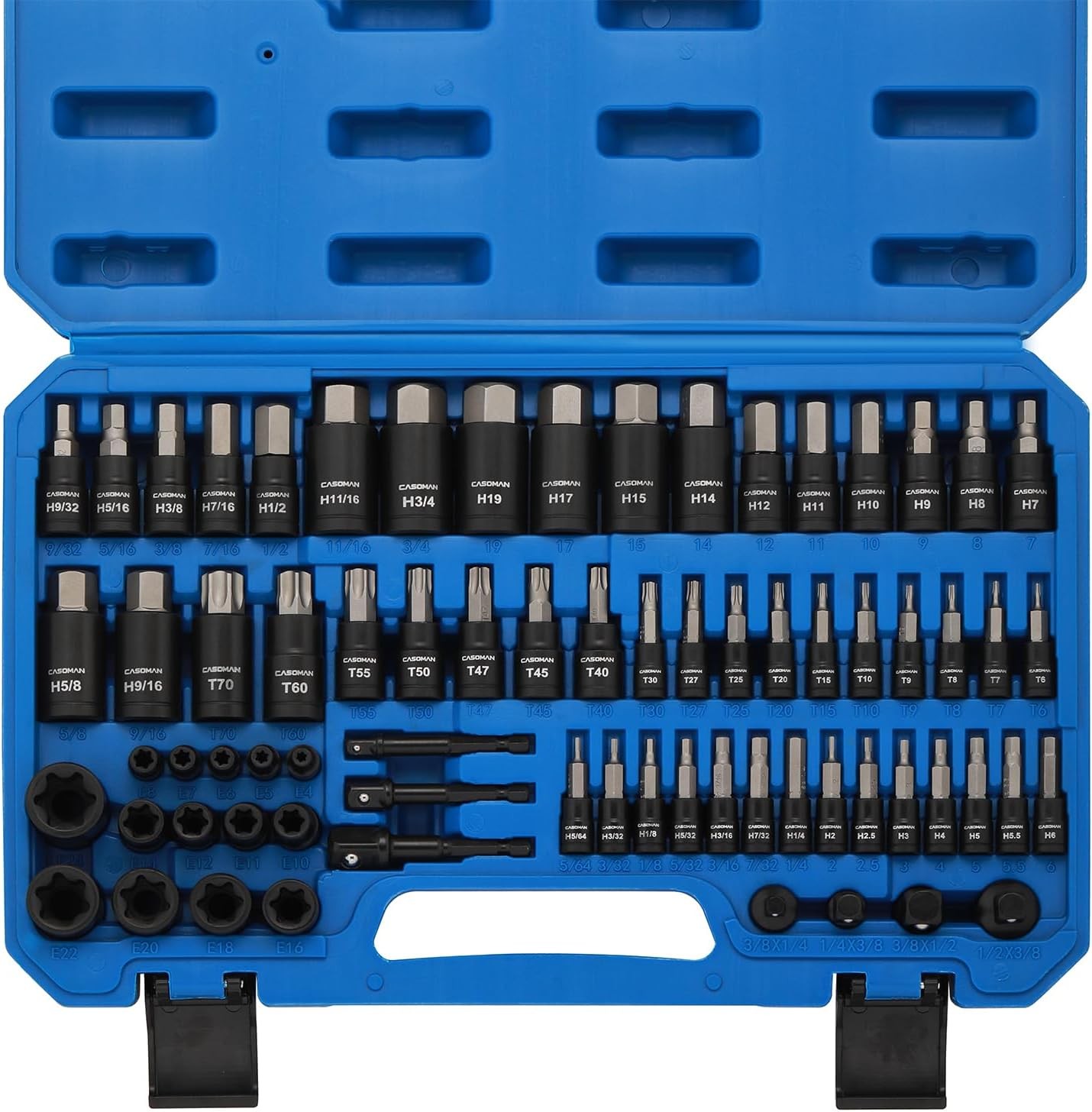 71 PCS Master Hex & Torx Bit Socket Set, 1/4 71 PCS Master Hex & Torx Bit Socket Set, 1/4