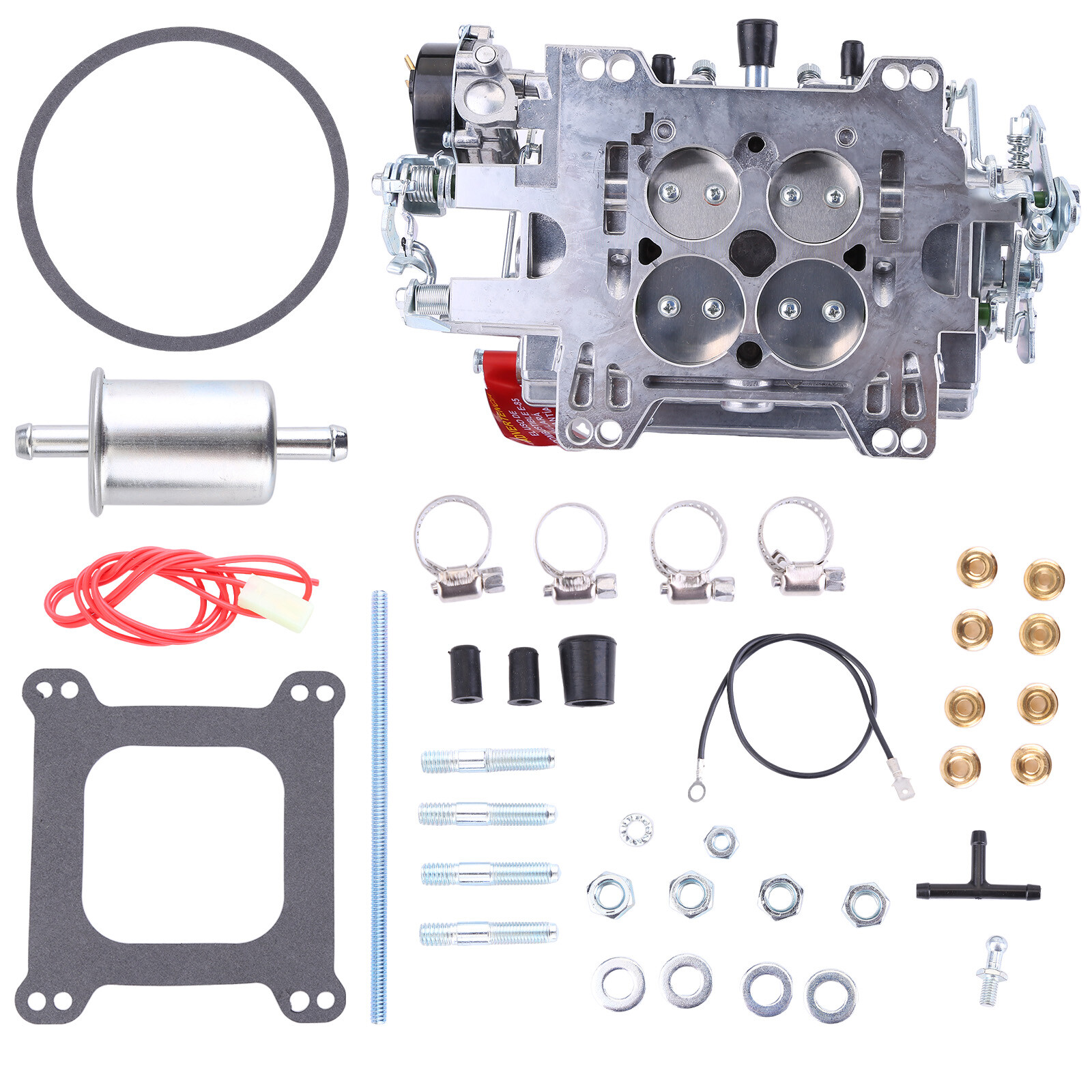 4 Barrel Carburetor Fit for Edelbrock Performer Series 600 CFM Electric Choke