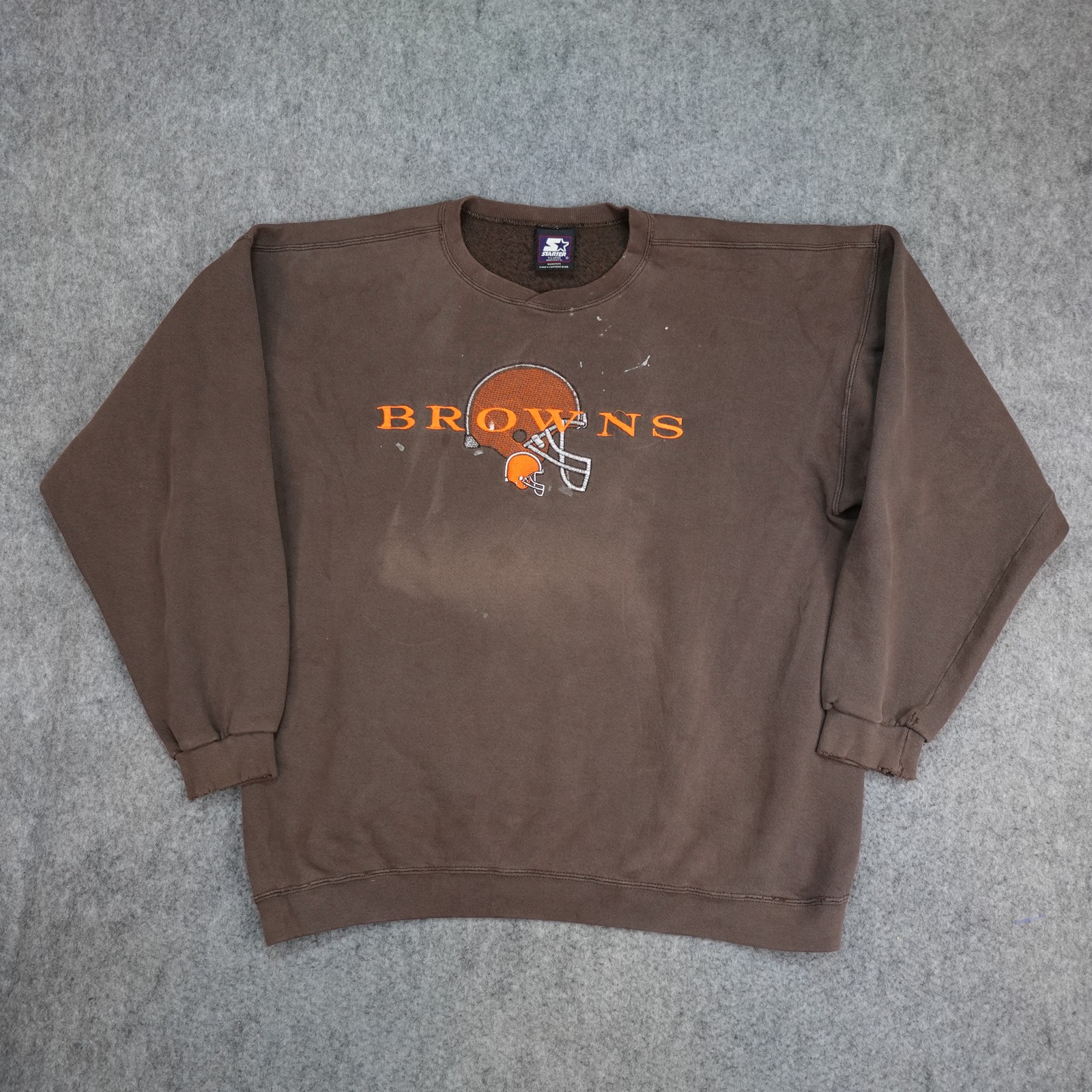 Vintage Cleveland Browns Sweatshirt Mens XL Starter NFL Crewneck Sweater 90s USA