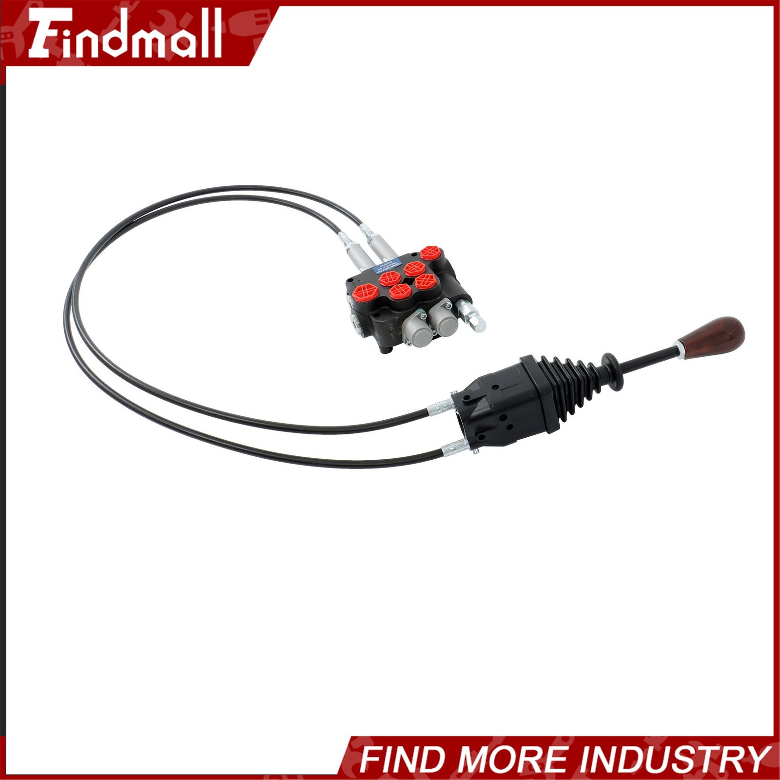 Findmall Hydraulic Remote Control Valve 2 Spool 21GPM Easy Installation Kit