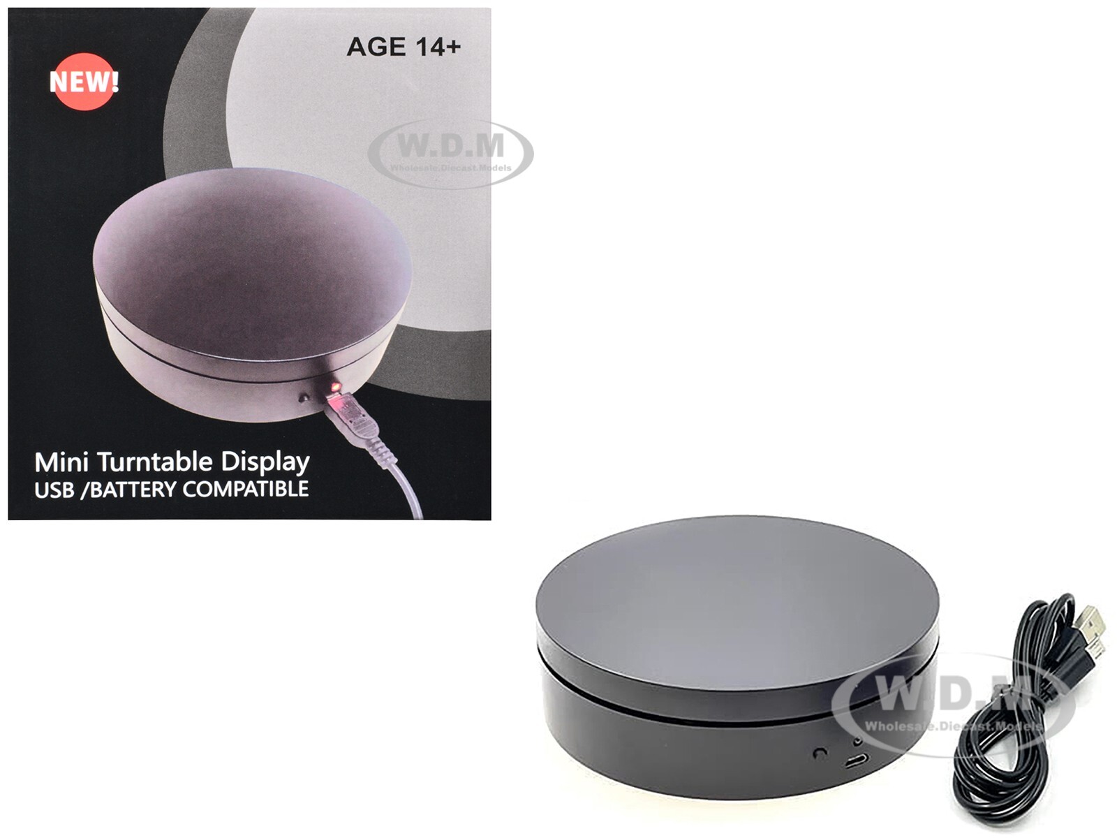 MINI TURNTABLE ROTATING DISPLAY STAND 4.75\ MINI TURNTABLE ROTATING DISPLAY STAND 4.75\
