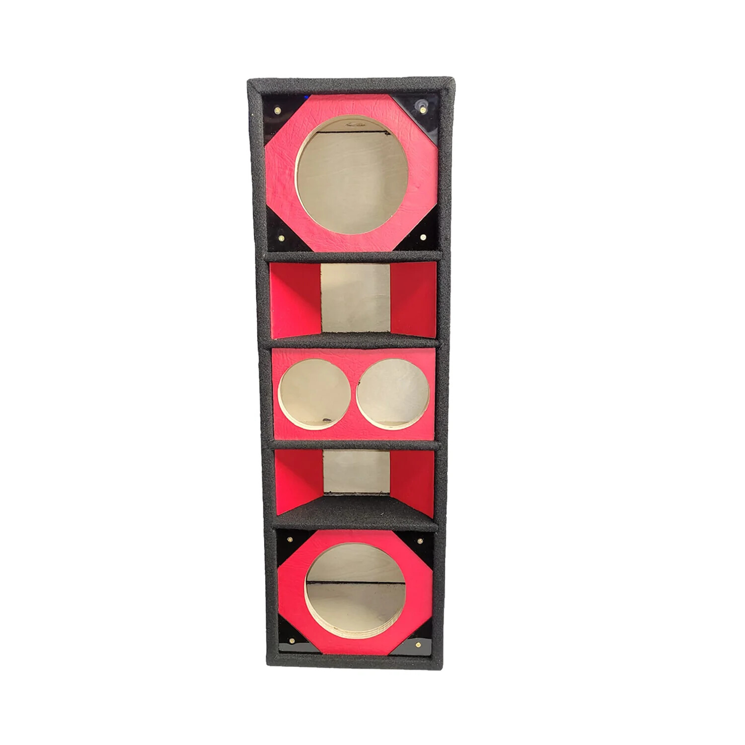 RDCARSHOW LA BOX FOR 2-SPEAKER ,2-DRIVER AND 2-TWEETER (  6.5 OR 8 INCH SPEAKER)