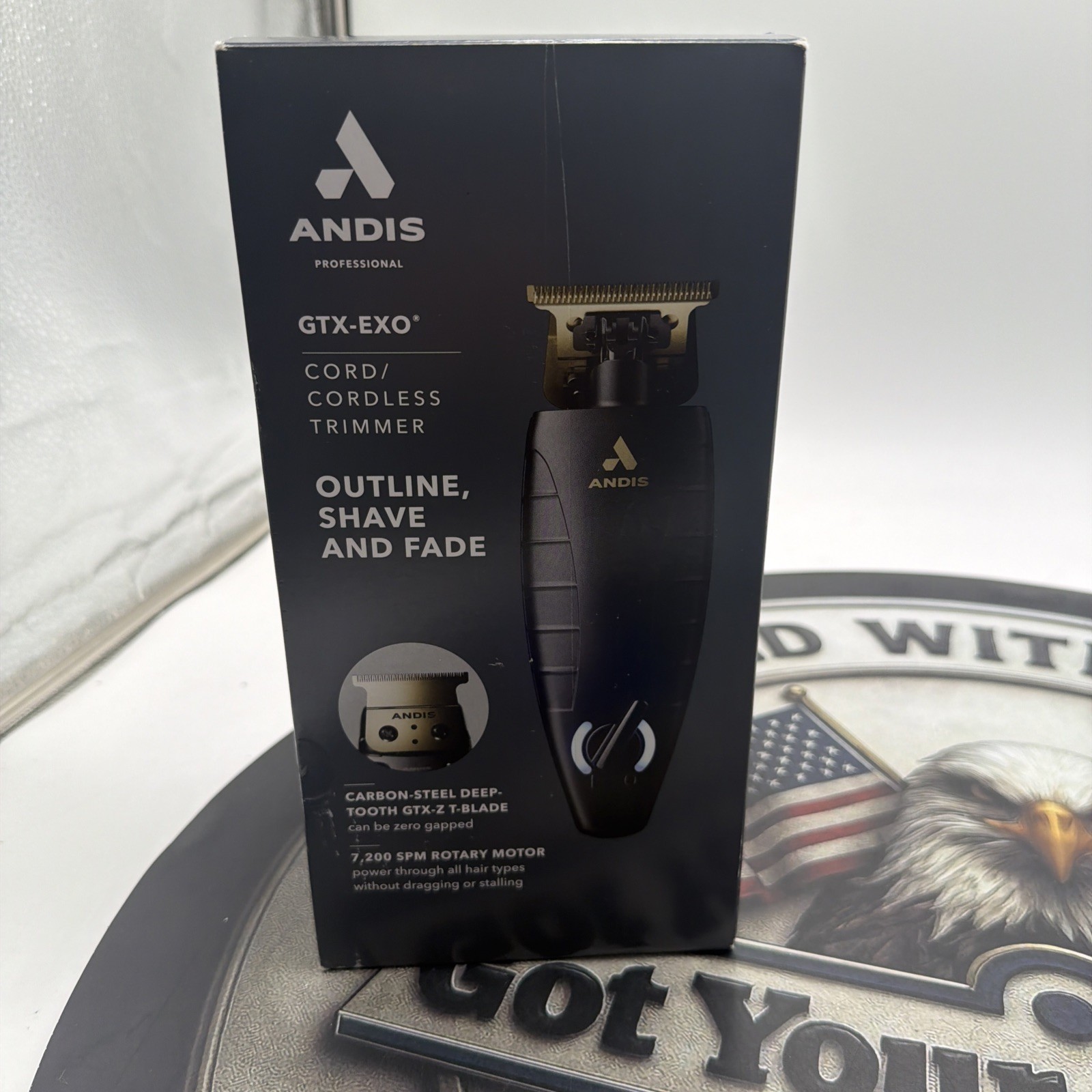 Andis 74150 GTX-EXO Professional Cord/Cordless Electric Beard & Hair Trimmer