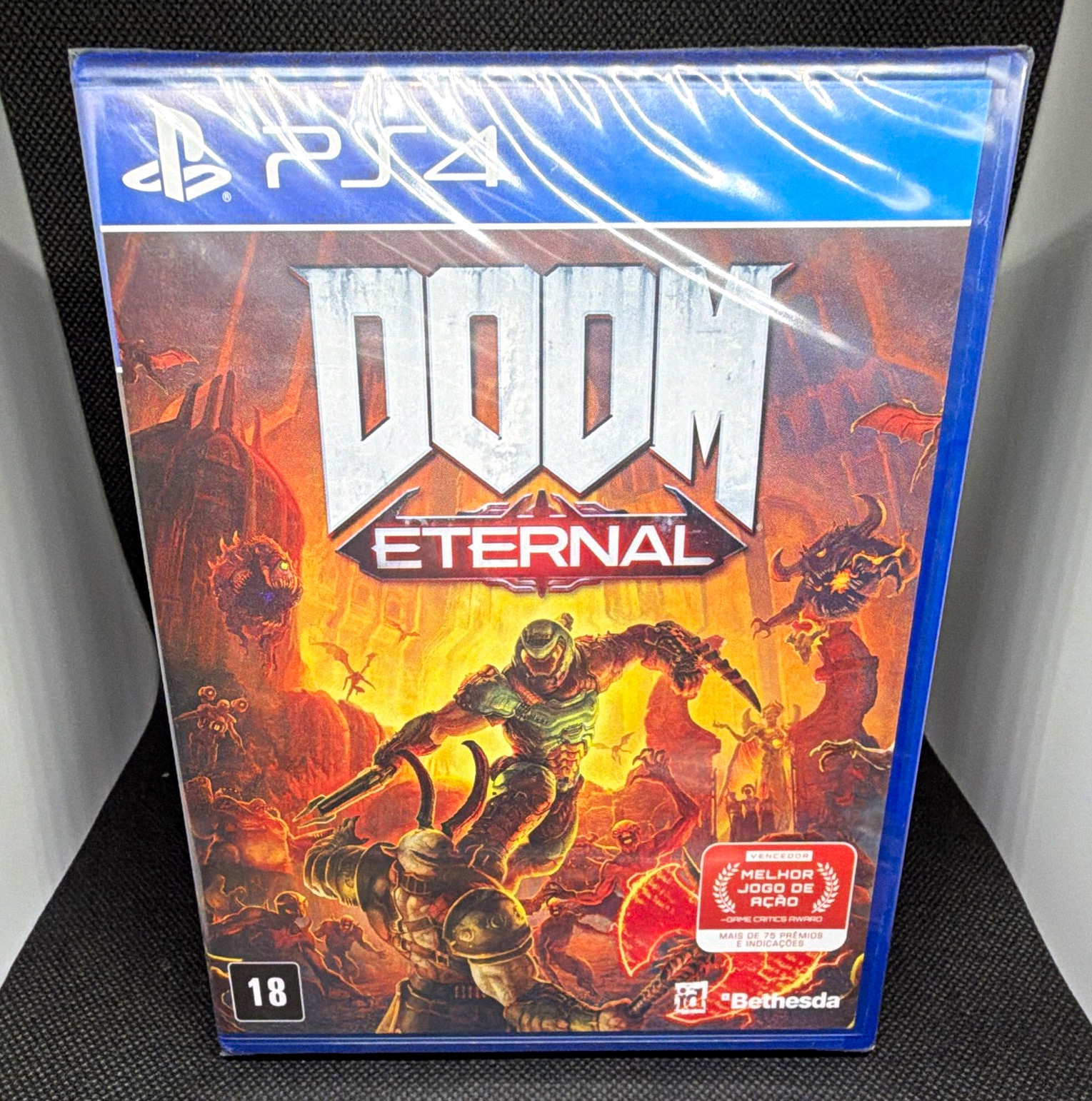 Bethesda DOOM Eternal PS4 Multiplayer Shooter Rated 18 PAL Doom Series Bethesda DOOM Eternal PS4 Multiplayer Shooter Rated 18 PAL Doom Series