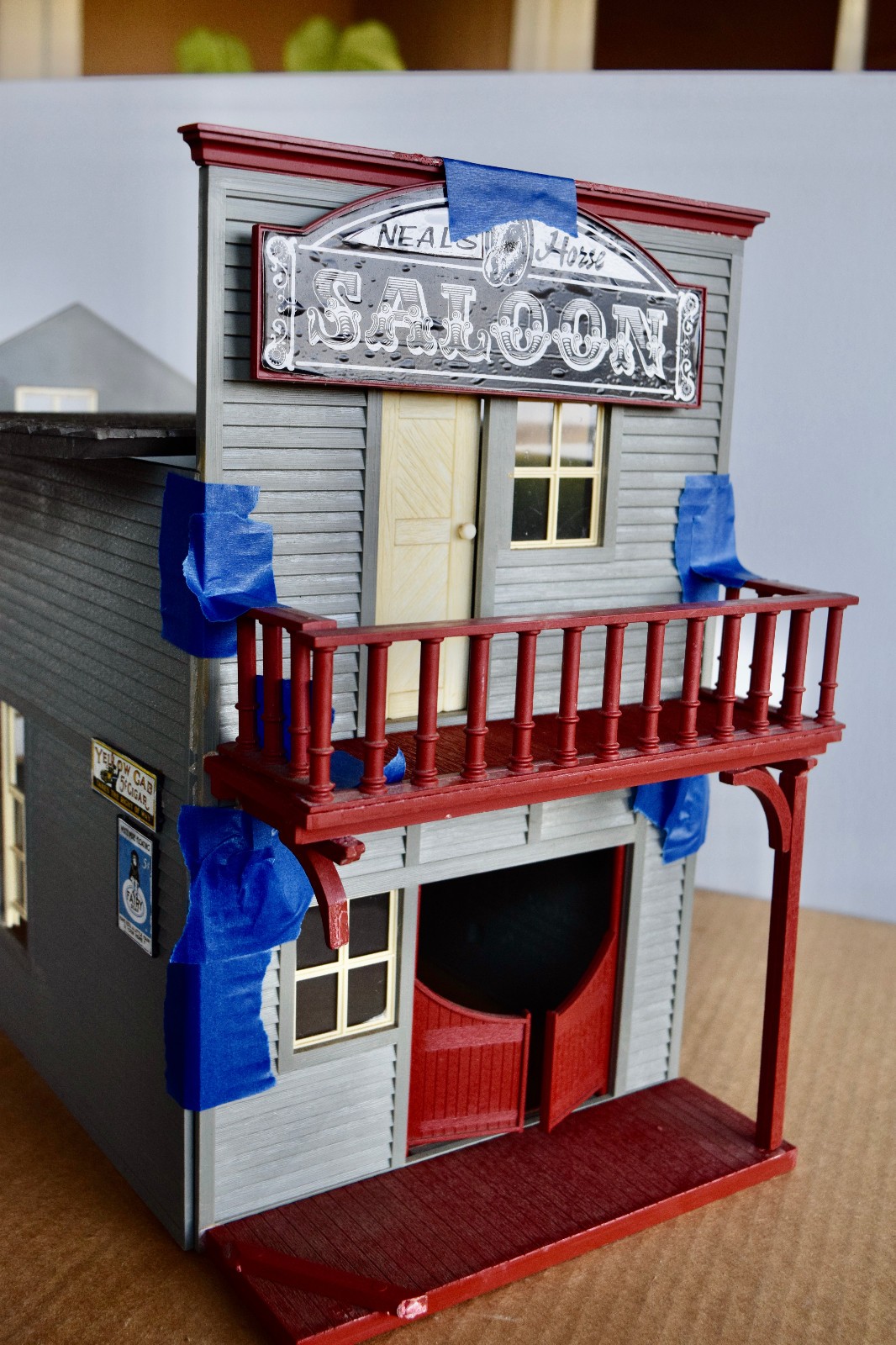 Vintage Pola LGB #1802 NEALS HORSE SALOON W. Germany 1802 Model TRAIN LAYOUT