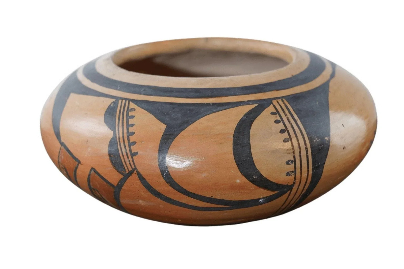 Nice old Hopi Native American pottery bowl Nice old Hopi Native American pottery bowl