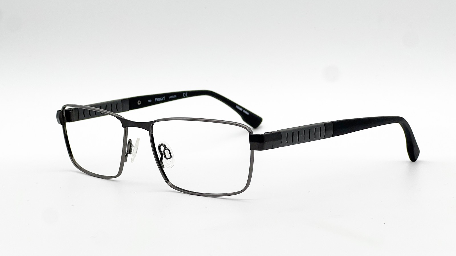 NEW FLEXON E1111 033 GUNMETAL AUTHENTIC EYEGLASSES 54-17