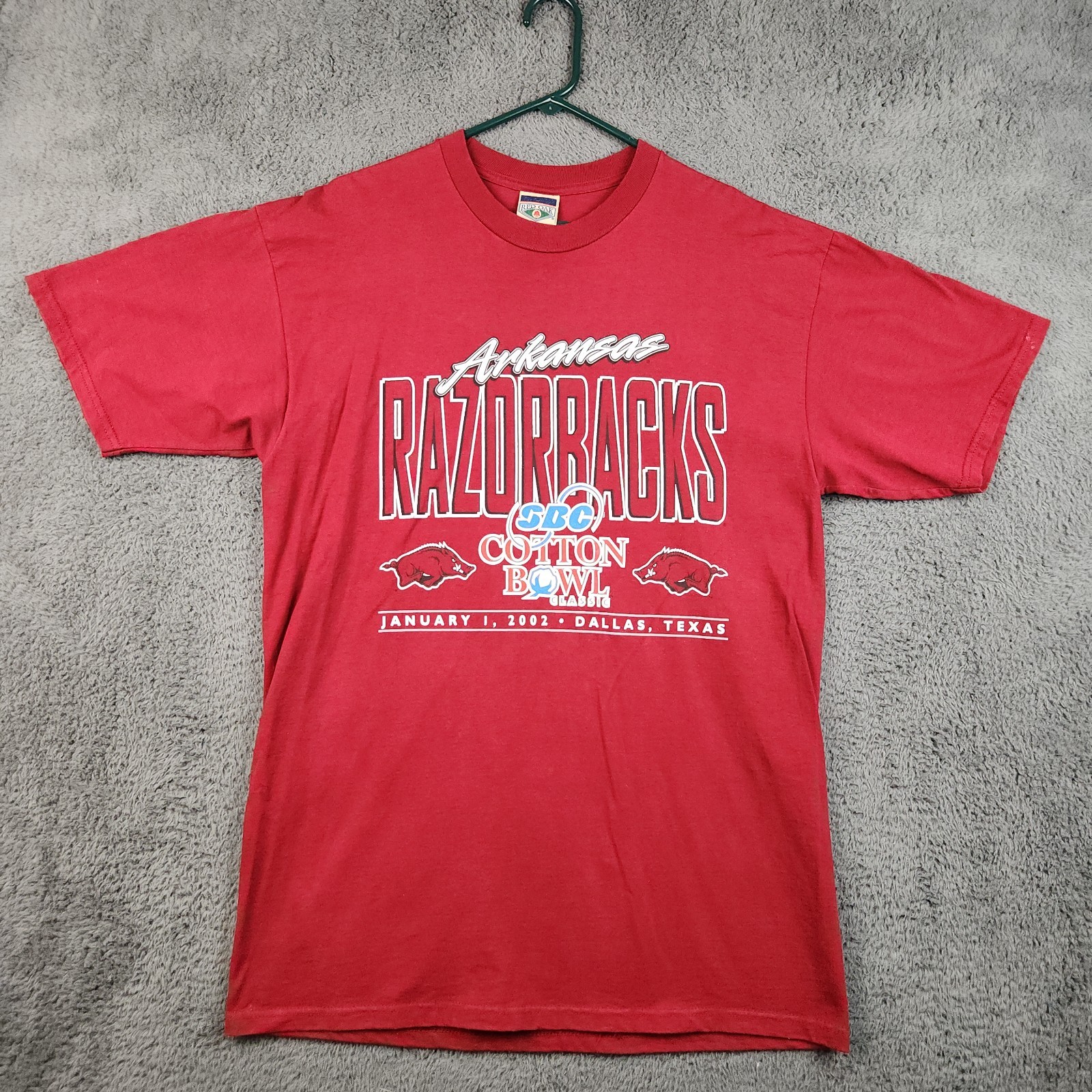 Vintage NCAA Basketball Shirt 2002 SBC Cotton Bowl Arkansas Razorbacks Football Vintage NCAA Basketball Shirt 2002 SBC Cotton Bowl Arkansas Razorbacks Football