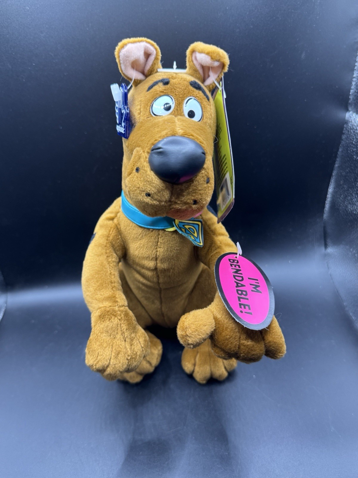 Vintage 1998 Scooby-Doo Plush Applause Bendable Poseable Cartoon Network NWT