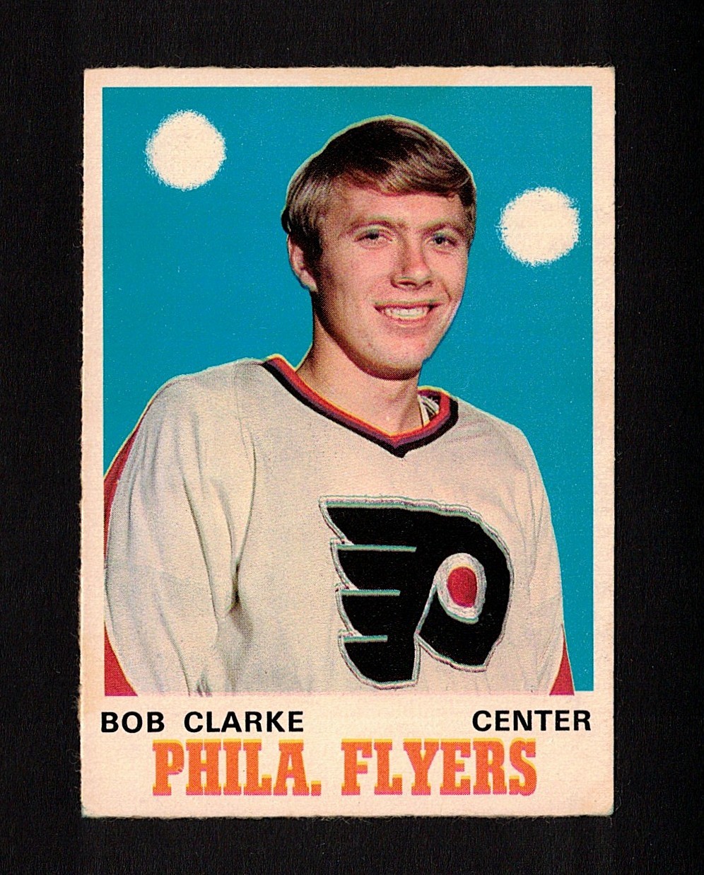 1970-71 BOBBY CLARKE #195 ROOKIE EX OPC HALL OF FAME Star KEY NHL Hockey Card RC