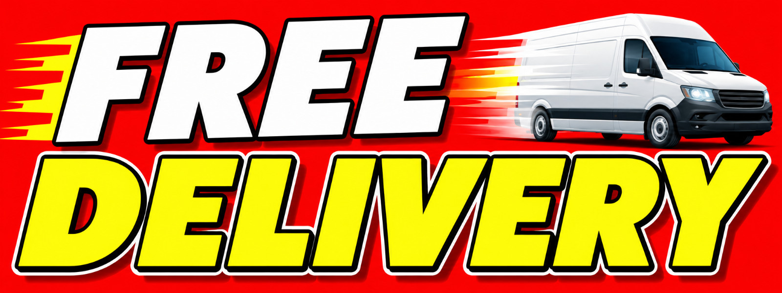 3ft x 8ft FREE DELIVERY  Banner  (CAN BE PERSONALIZED)