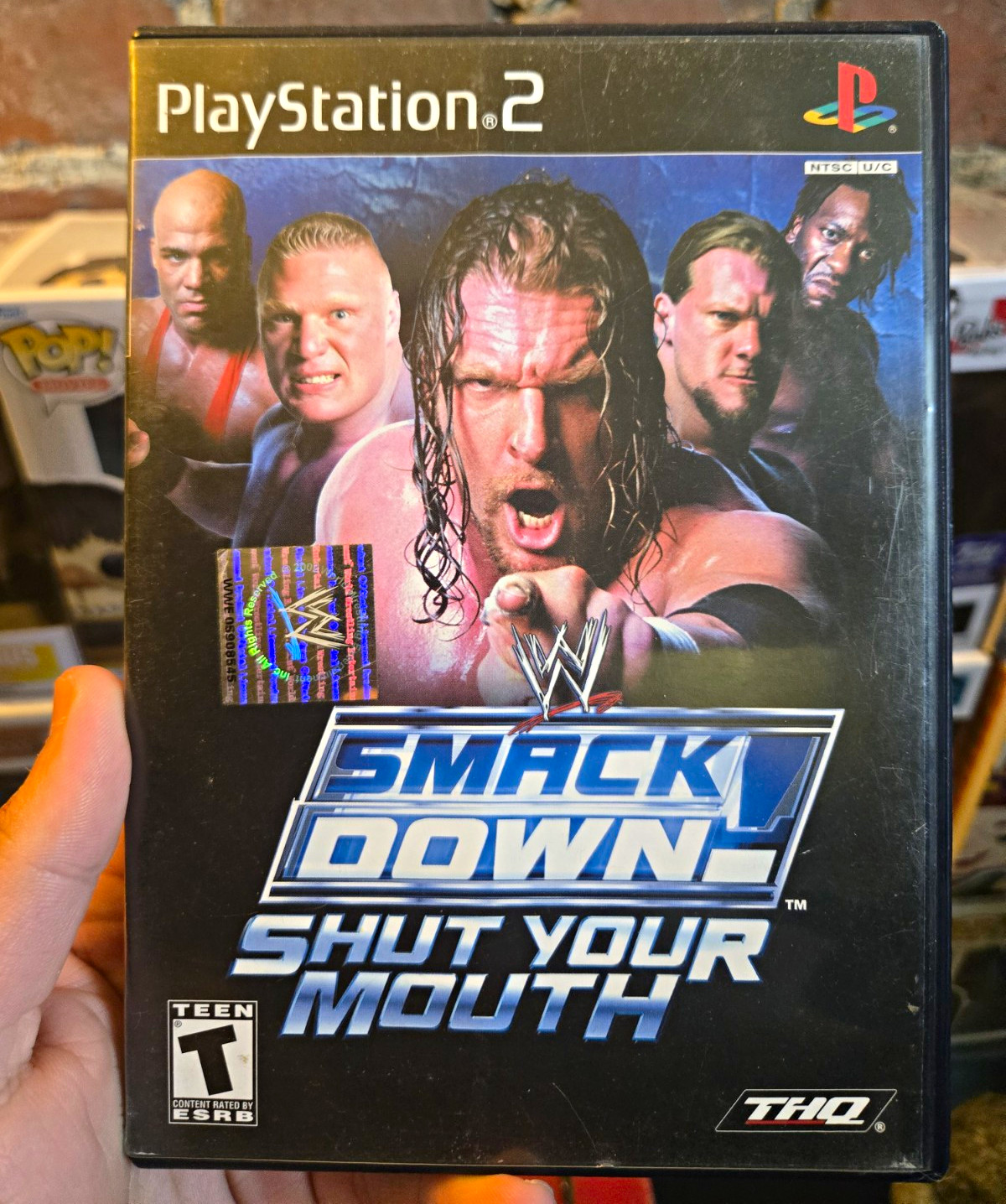 THQ WWE SmackDown Shut Your Mouth PS2 Manual Included T Teen NTSC-U/C 2002