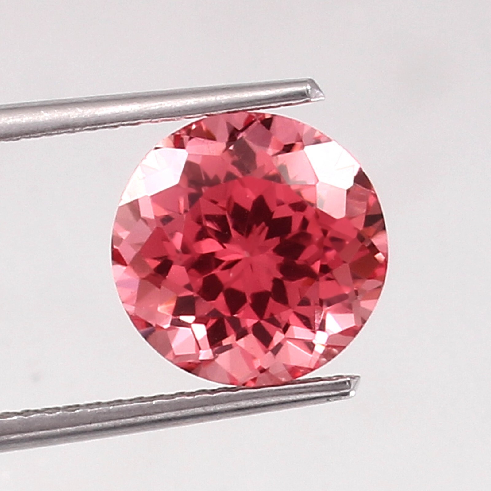 AAA 10x10 MM Natural Ceylon Padparadscha Sapphire Loose Round Gemstone Cut