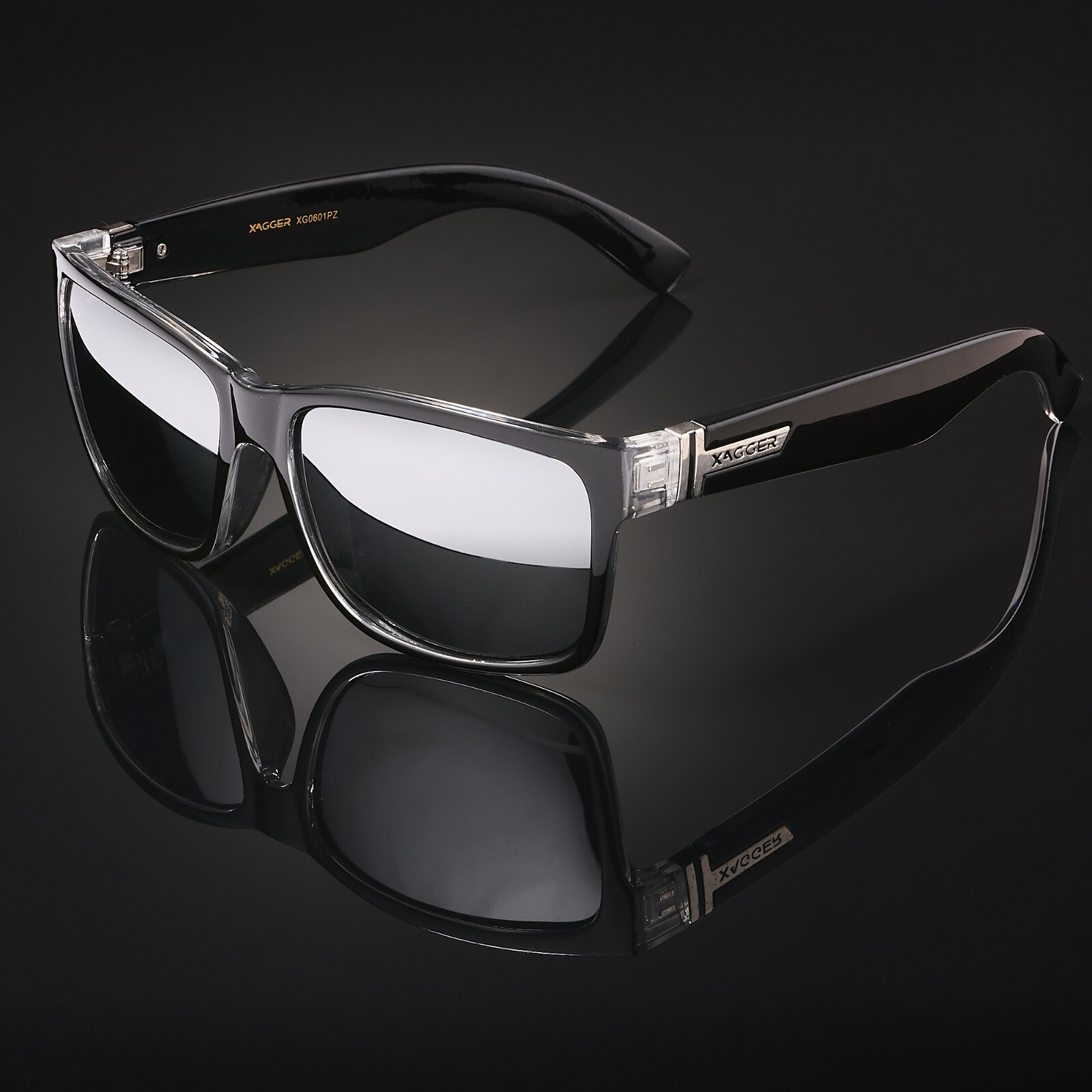 Polarized Square Sunglasses Men Women UV400 Mirrored Sport Fishing Driving Golf