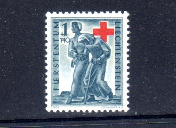 Liechtenstein Semi-Postal 1945 Scott# B17  Unused VF