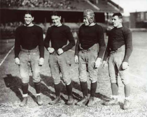 1924 NOTRE DAME IRISH FOOTBALL FOUR HORSEMEN TEAM PHOTO