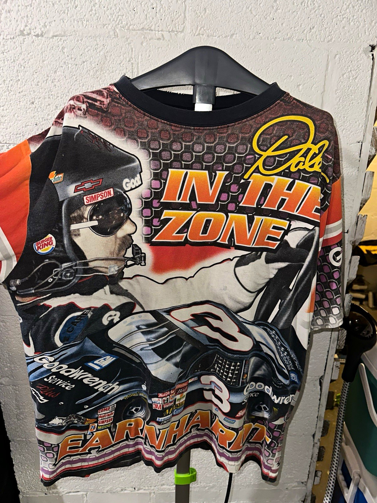 Chase Authentics Dale Earnhardt #3 Goodwrench In The Zone Shirt L Multicolor