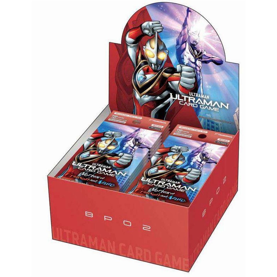 Ultraman TCG: BP02 Vortex of Crimson and Azure Booster Display - ENGLISH BOX Ultraman TCG: BP02 Vortex of Crimson and Azure Booster Display - ENGLISH BOX