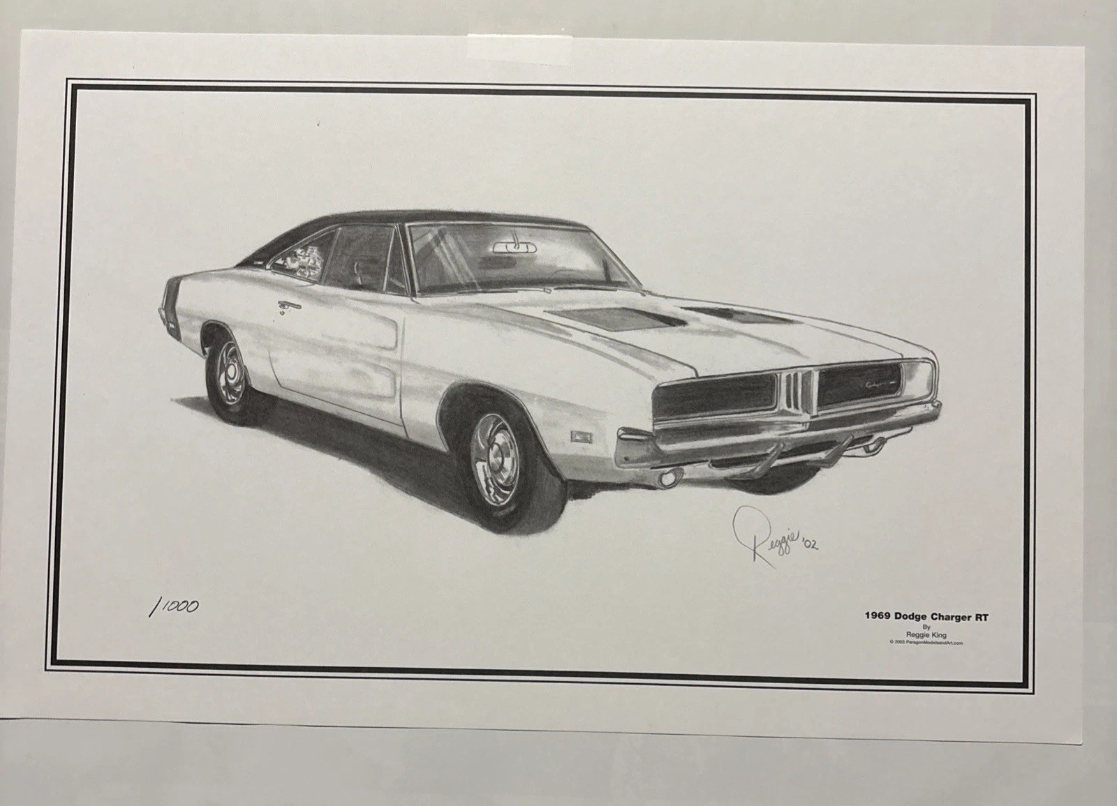 Vintage Mopar Charger R/T Poster 1969 Charger Poster Dodge Mopar Poster Nice