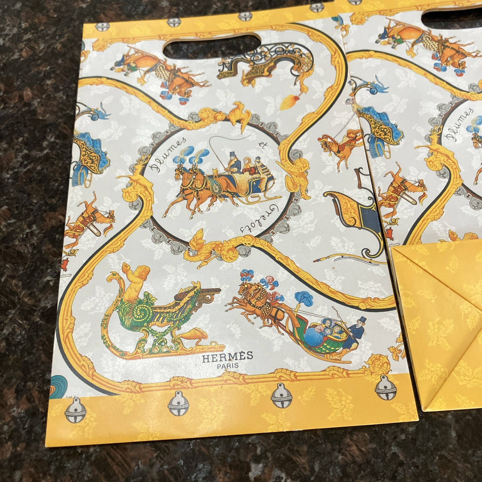 NEW Lot of 3 Hermes Paris Authentic bags Medium NEW NEW Lot of 3 Hermes Paris Authentic bags Medium NEW