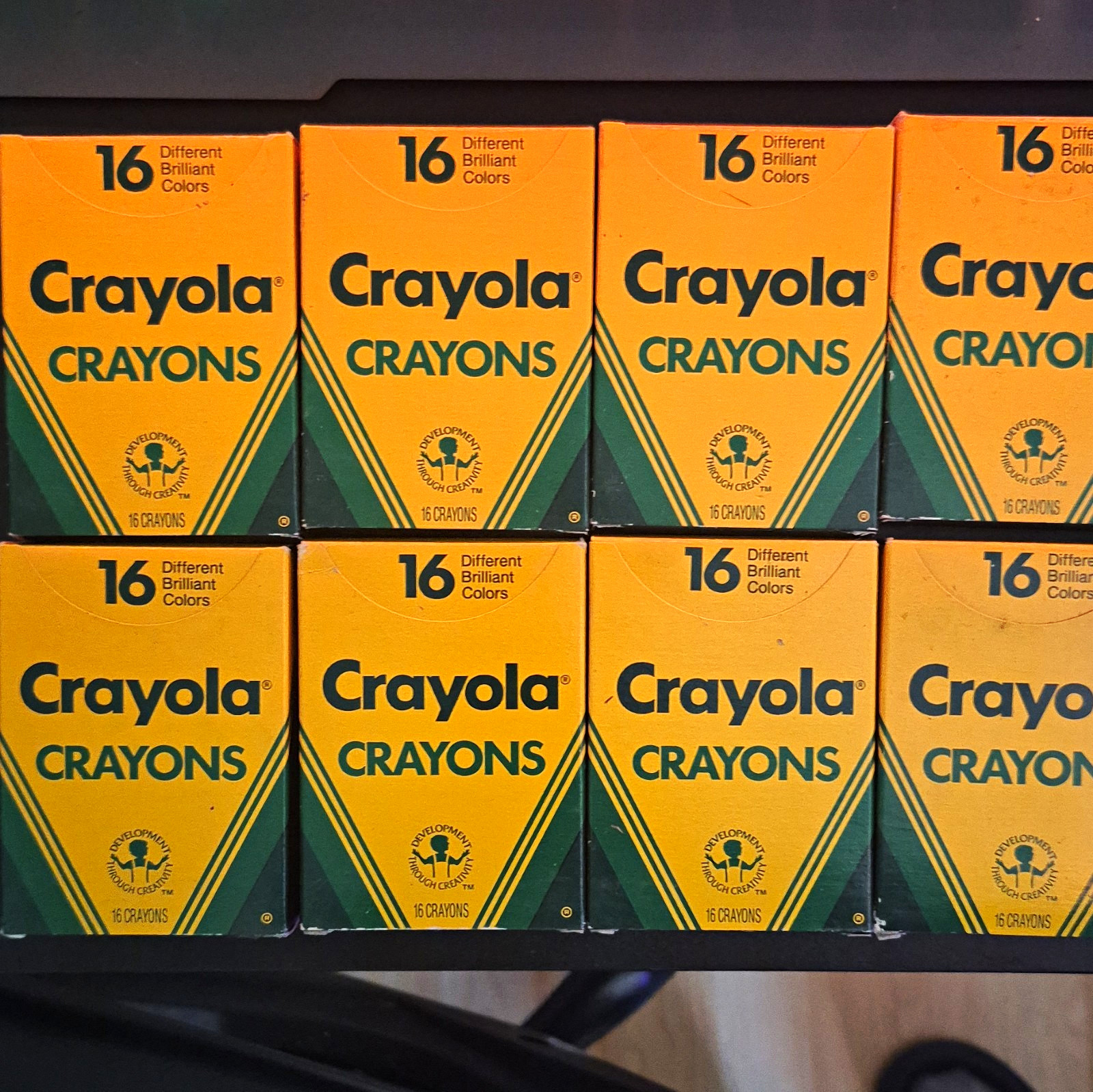 Vintage 1988 Crayola Crayons 8 Count Box Binney & Smith New Unused Vintage 1988 Crayola Crayons 8 Count Box Binney & Smith New Unused