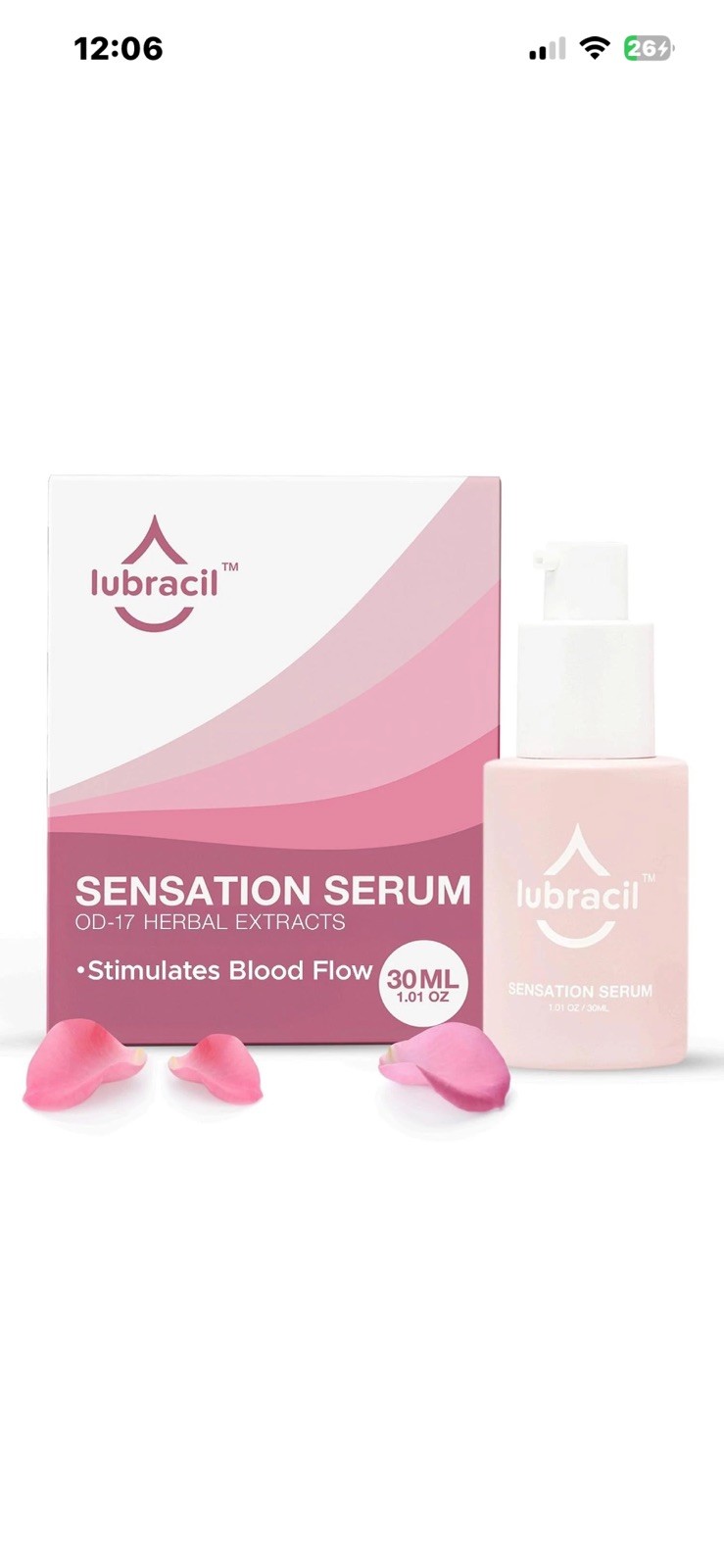 Lubracil Sensation Serum for Women Increase (30 ml-1 Pack) Herbal