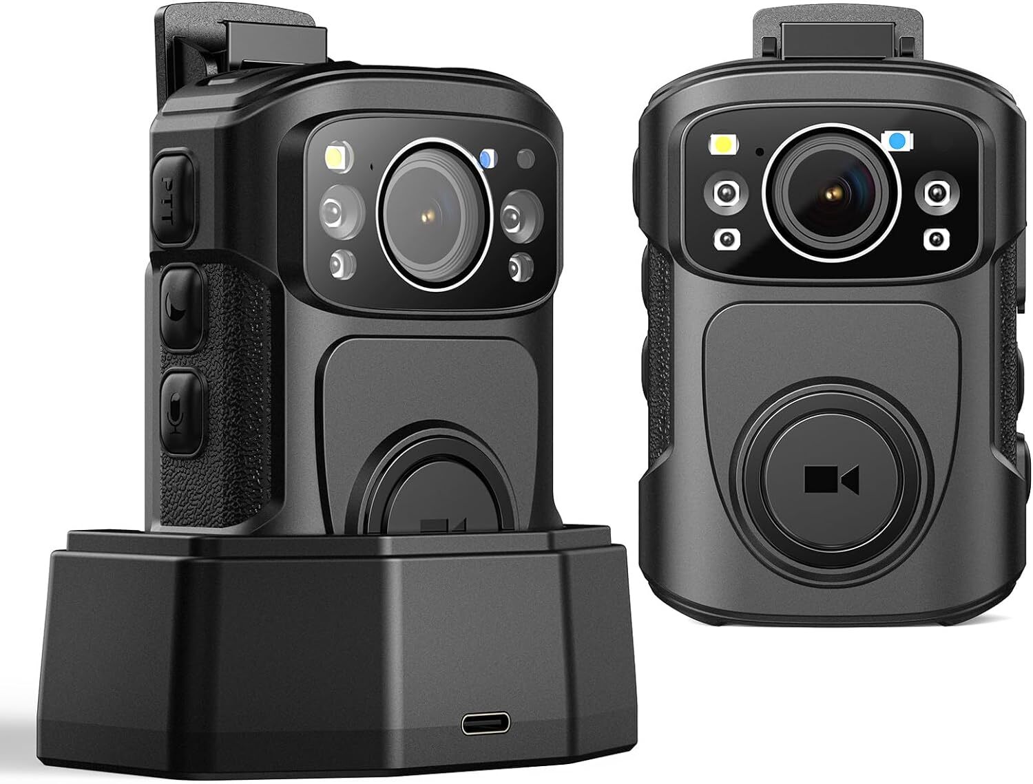 BOBLOV B4K5 4K Body Camera GPS Police Camcorder Audio Video Record 128GB/256GB