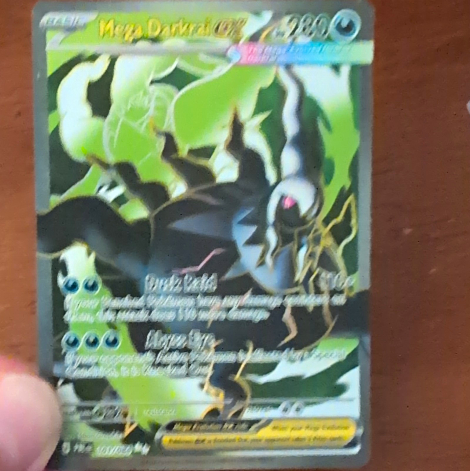 Pokémon Mega Darkrai EX 101/084 Pitch Black Full Art Holo Ultra Rare NM Pokémon Mega Darkrai EX 101/084 Pitch Black Full Art Holo Ultra Rare NM