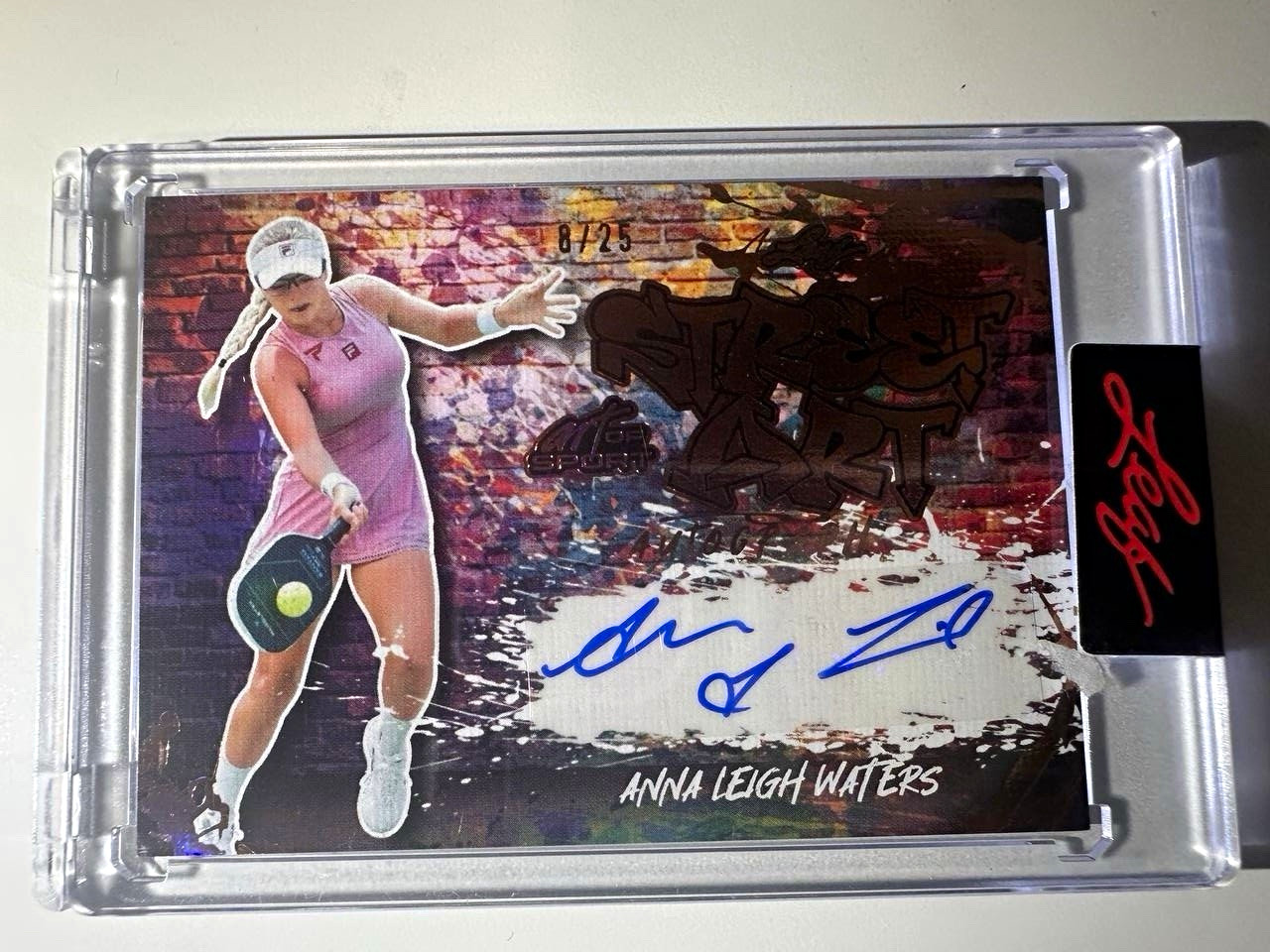 Leaf 2026 Art of Sport Street Art Autograph Anna Leigh Waters Auto #SA-ALW 8/25