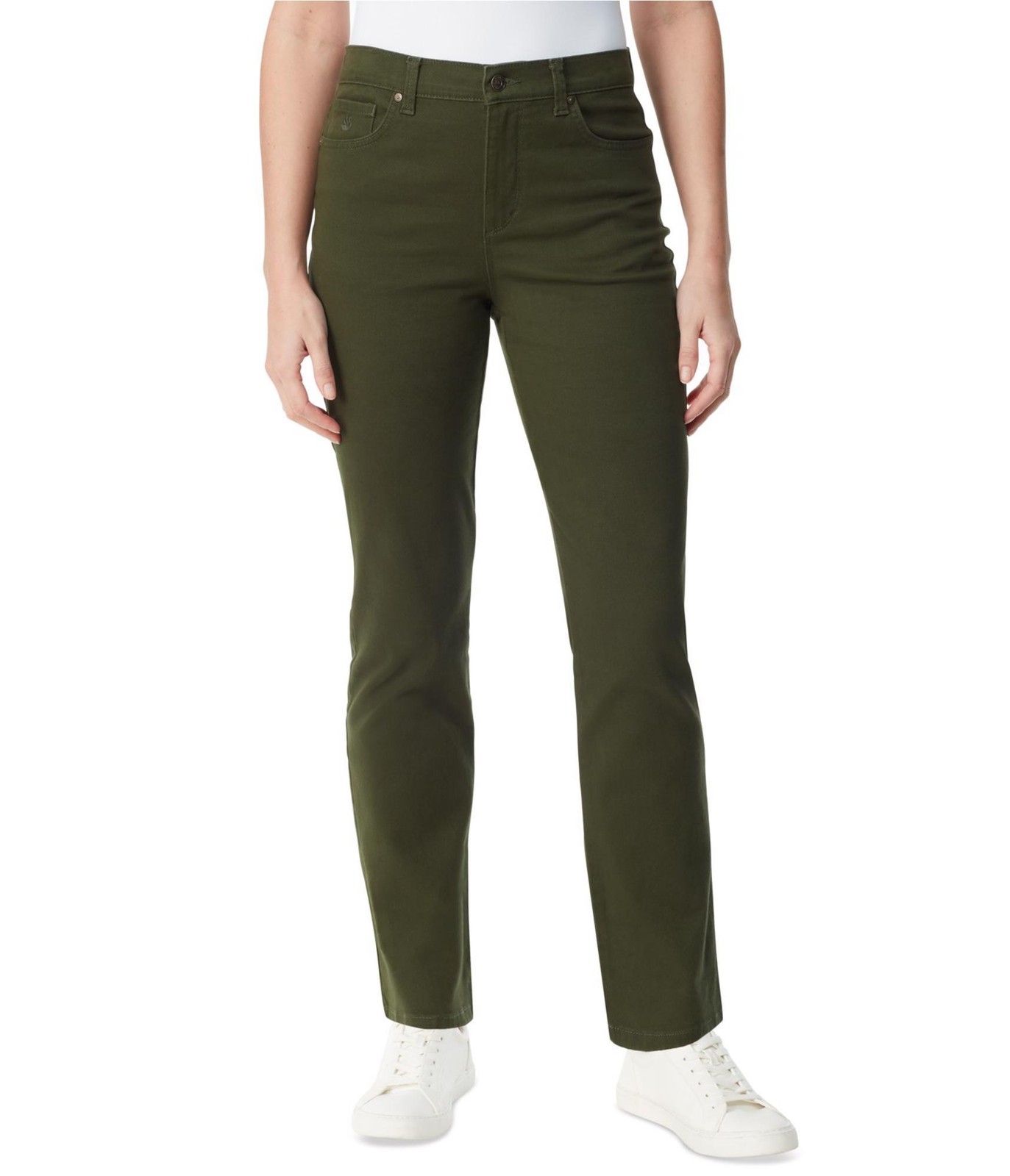 Gloria Vanderbilt Womens Amanda Classic Regular Straight Leg Jeans
