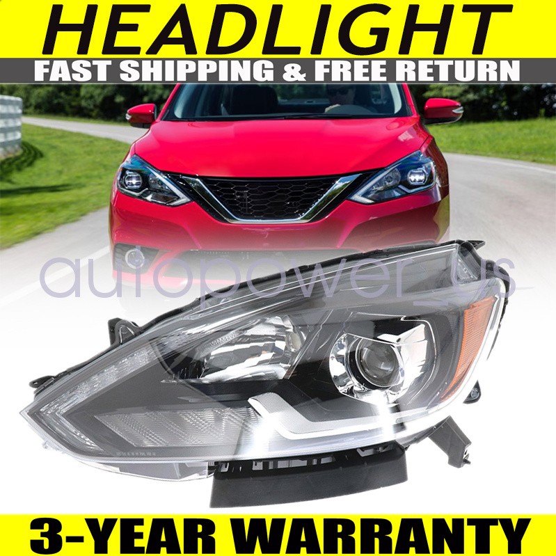 For Nissan Sentra 2016-2019 4DR LED Projector Headlights Left or Right Side