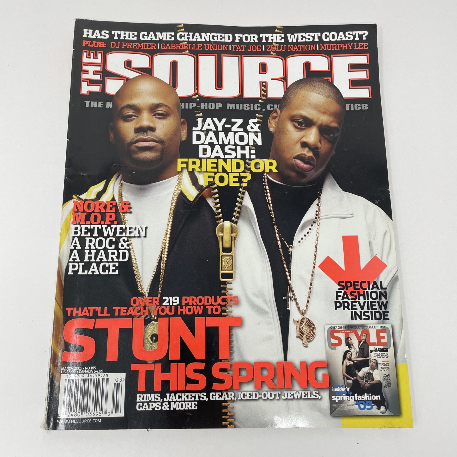 Vintage The Source Magazine March 2005 Jay-Z Damon Dash Cover Friend Or Foe