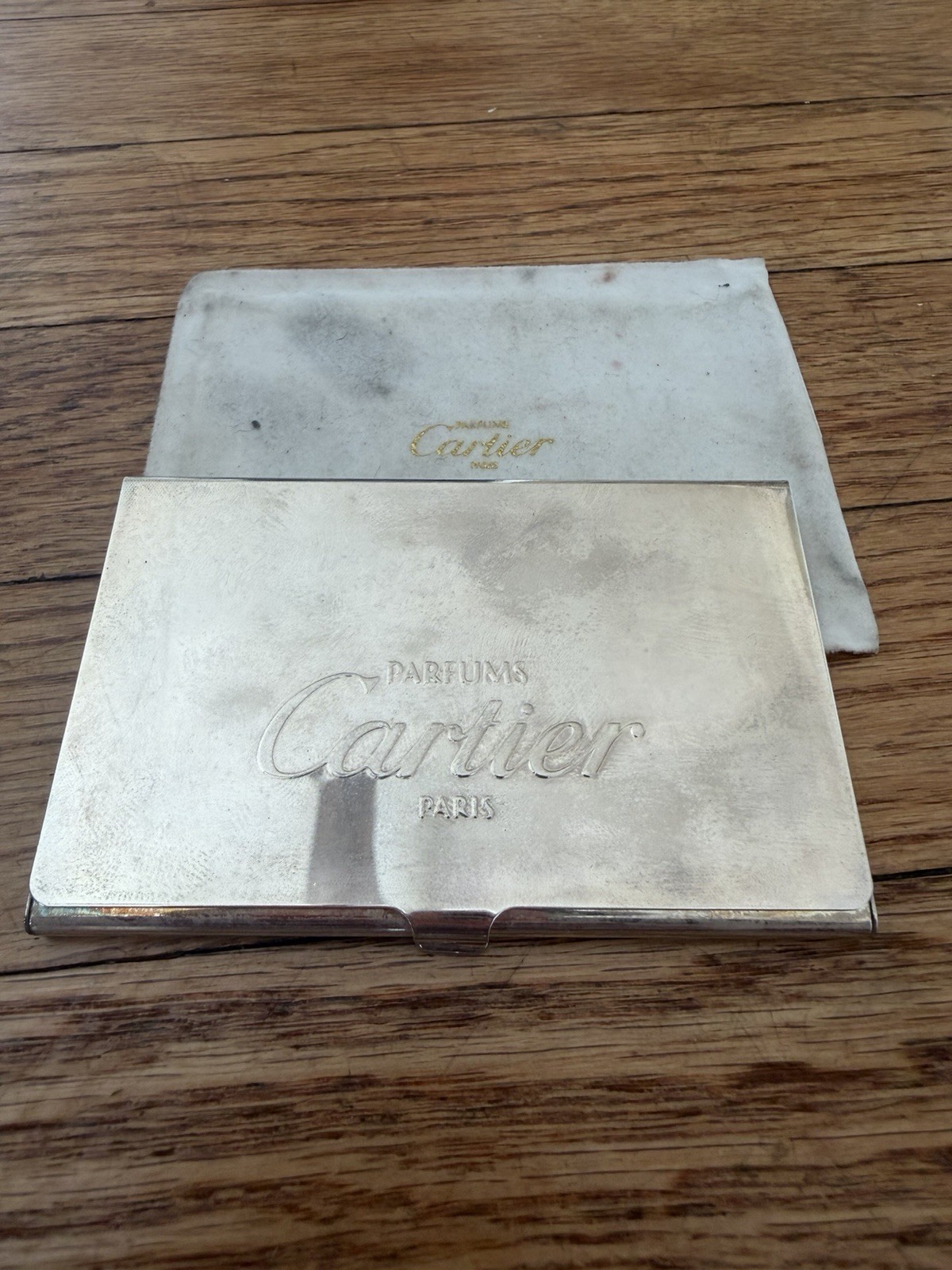 Cartier Paris - Silver business card holder, stamp/ envelope Cartier Paris - Silver business card holder, stamp/ envelope