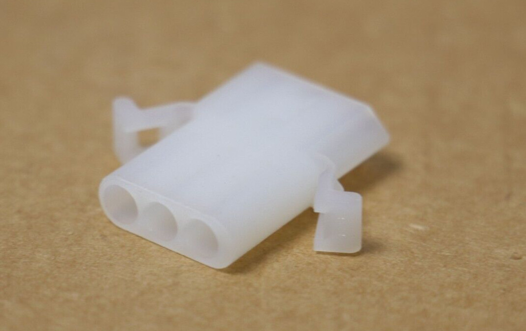 GENUINE MOLEX 03-09-1081 3-Postion 2.36mm .093 Pin & Socket Connector Housing, Q GENUINE MOLEX 03-09-1081 3-Postion 2.36mm .093 Pin & Socket Connector Housing, Q